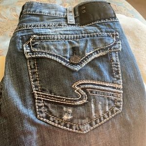 Silver men’s jeans